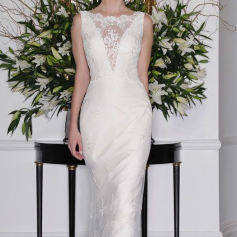 Never worn, Never altered Romona Keveza 'L6139' designer Wedding Dress